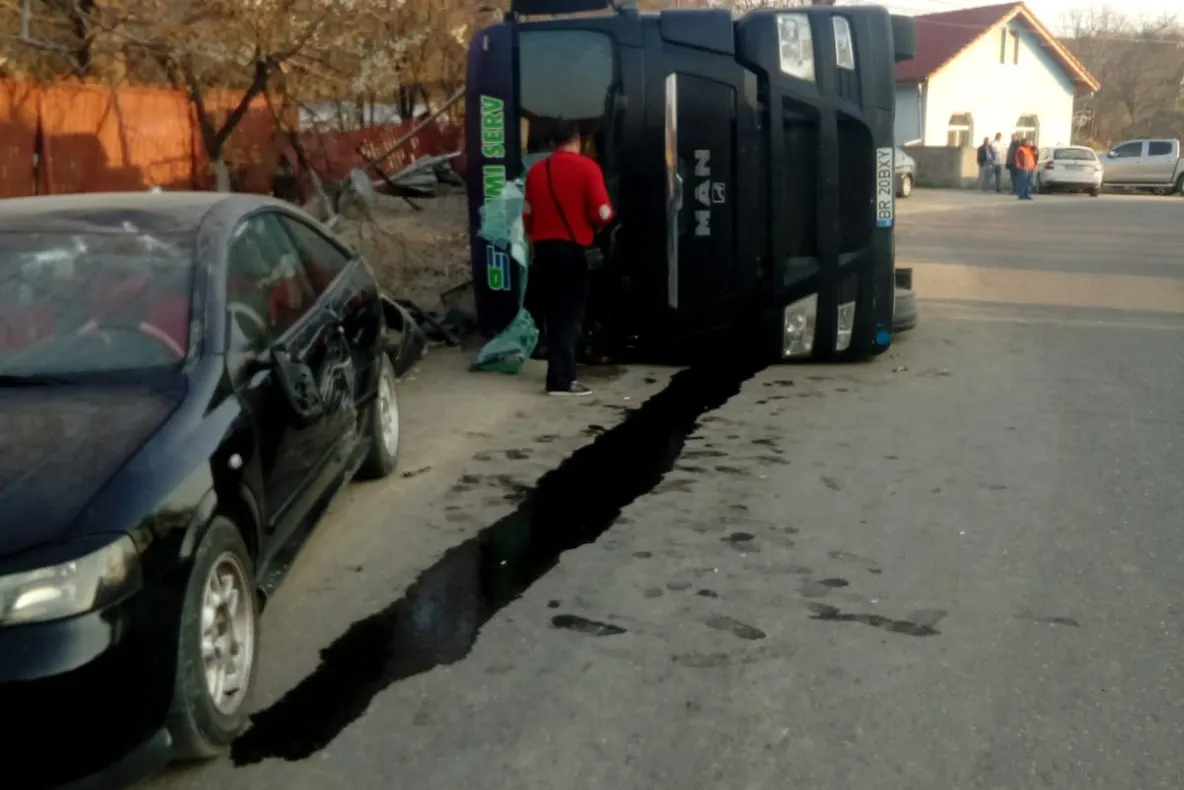 Accident grav provocat de un șofer aflat la limita comei alcoolice