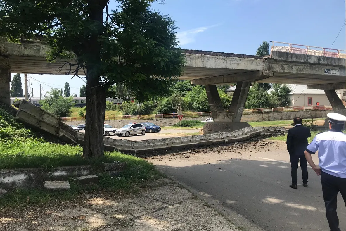 Autoritățile au dispus măsuri extreme pentru podul Marghiloman