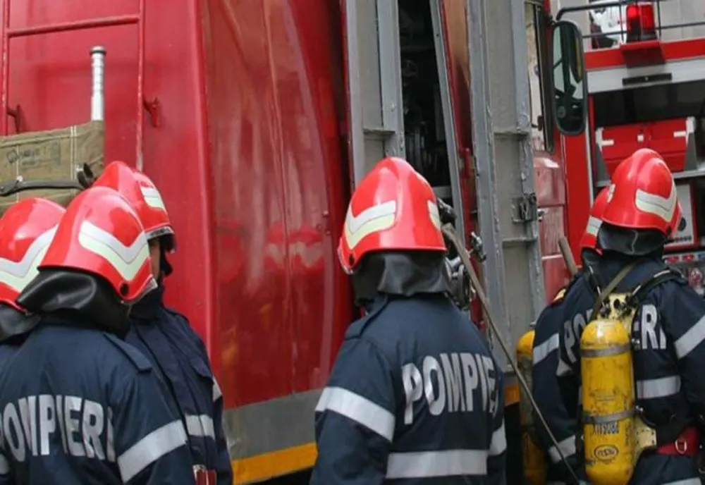 Incendiu, pe șantierul unui mall buzoian
