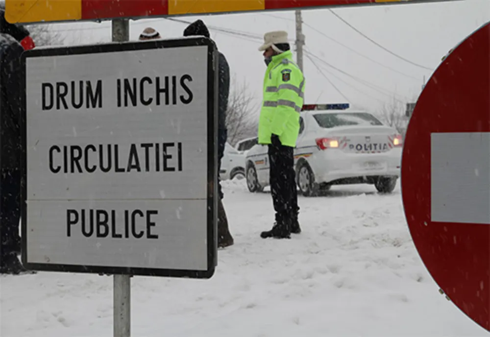 Autoritățile pregătite să oprească traficul în județul Buzău, pe durata codului roșu