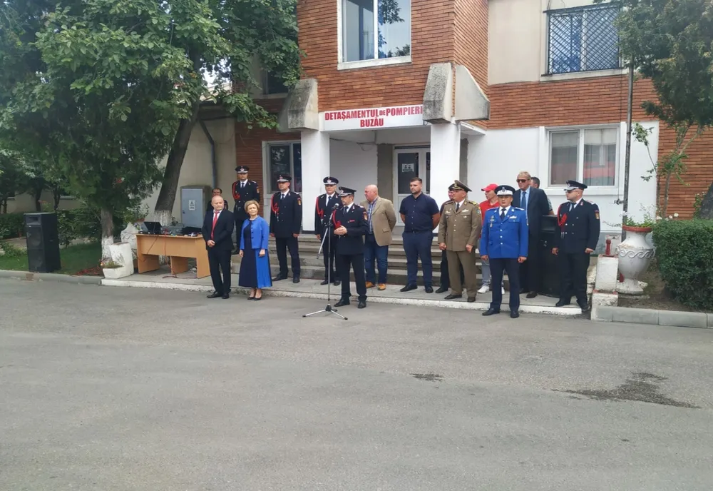 Video: Avansări în grad la ISU Buzău de Ziua Pompierilor