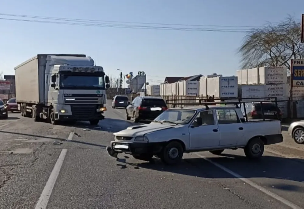 Accident pe Șoseaua Nordului, în municipiul Buzău