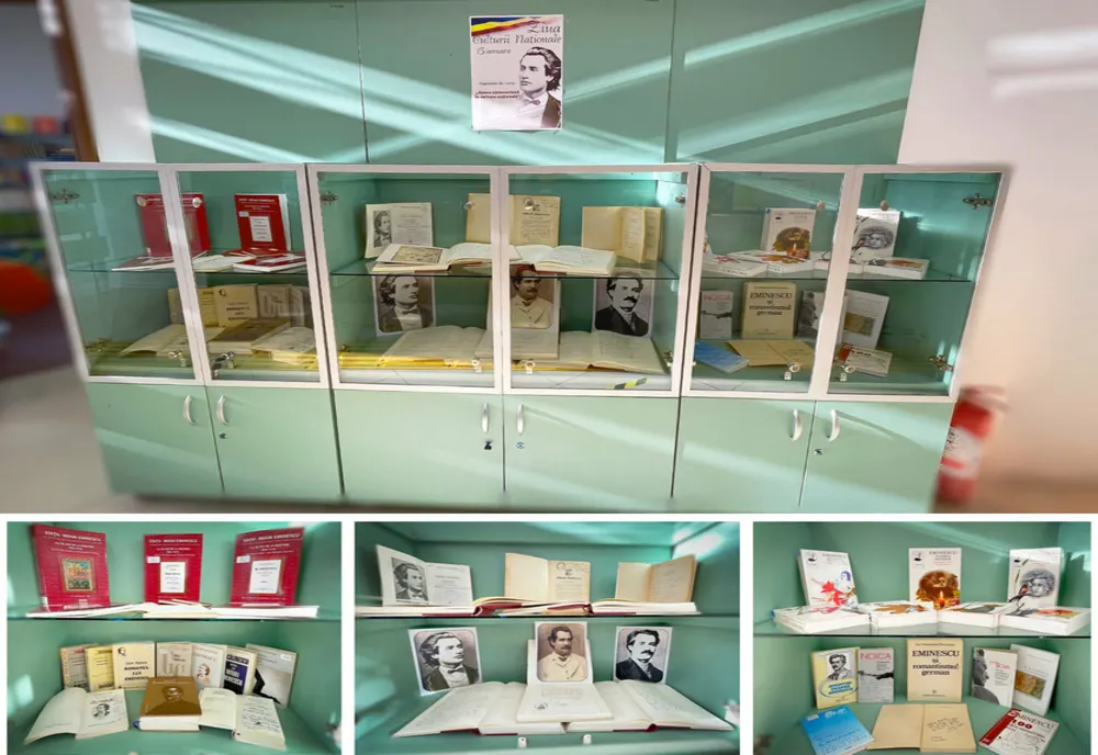 Expoziţie dedicată poetului naţional Mihai Eminescu, la Biblioteca Judeţeană ”V. Voiculescu” Buzău