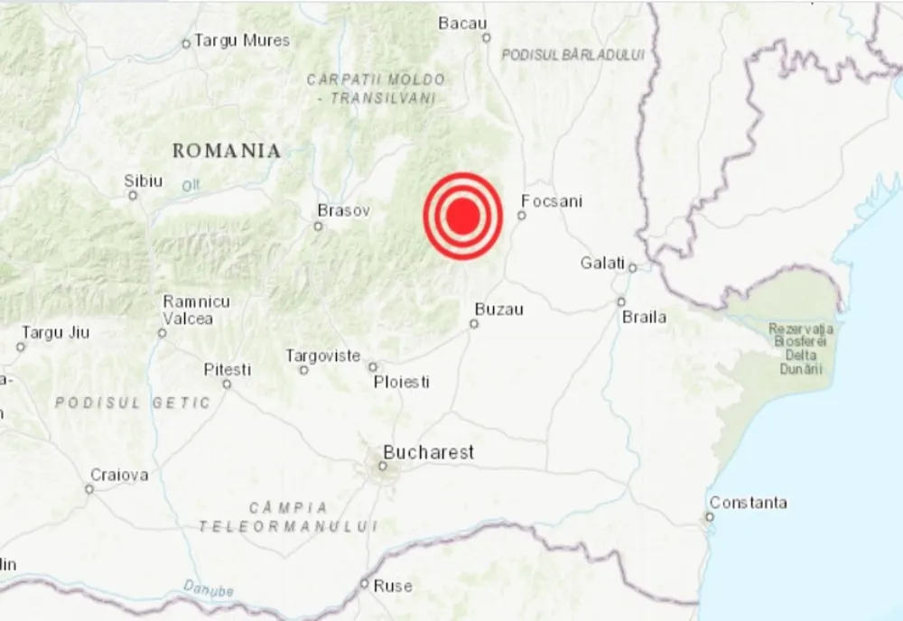 Mișcare seismică puternică în România! Al treilea cutremur produs într-o zi 
