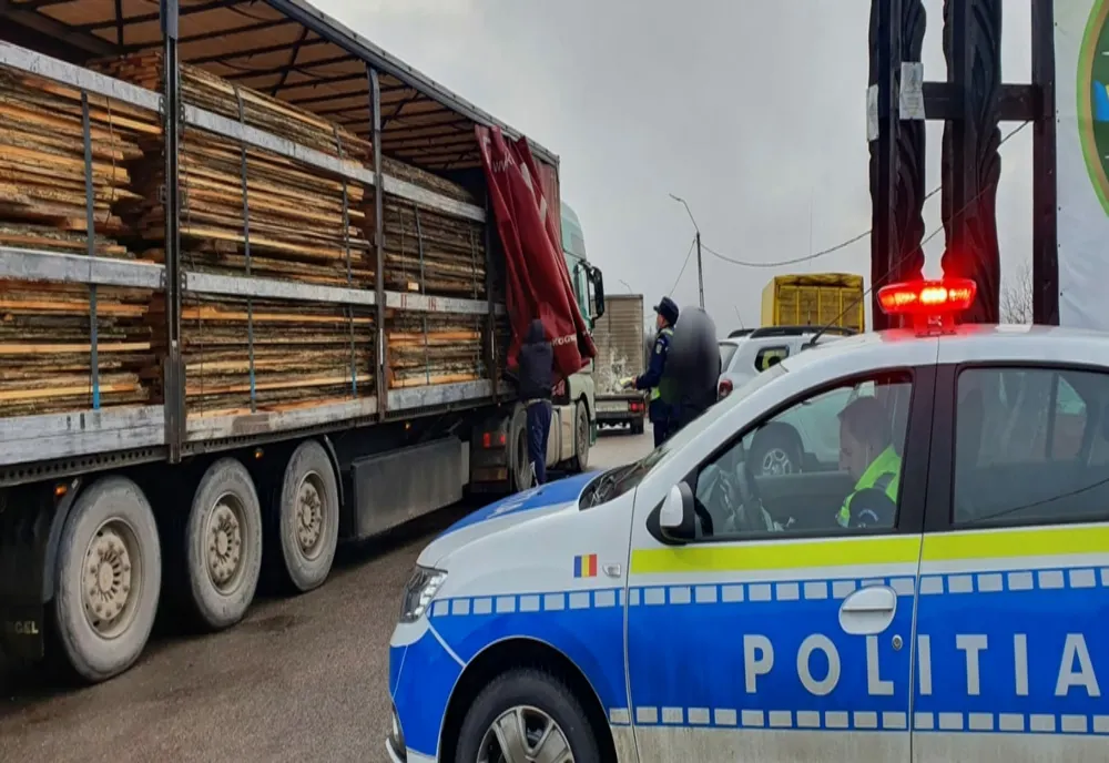 Sancționaţi de polițiști pentru transporturi fără documente legale