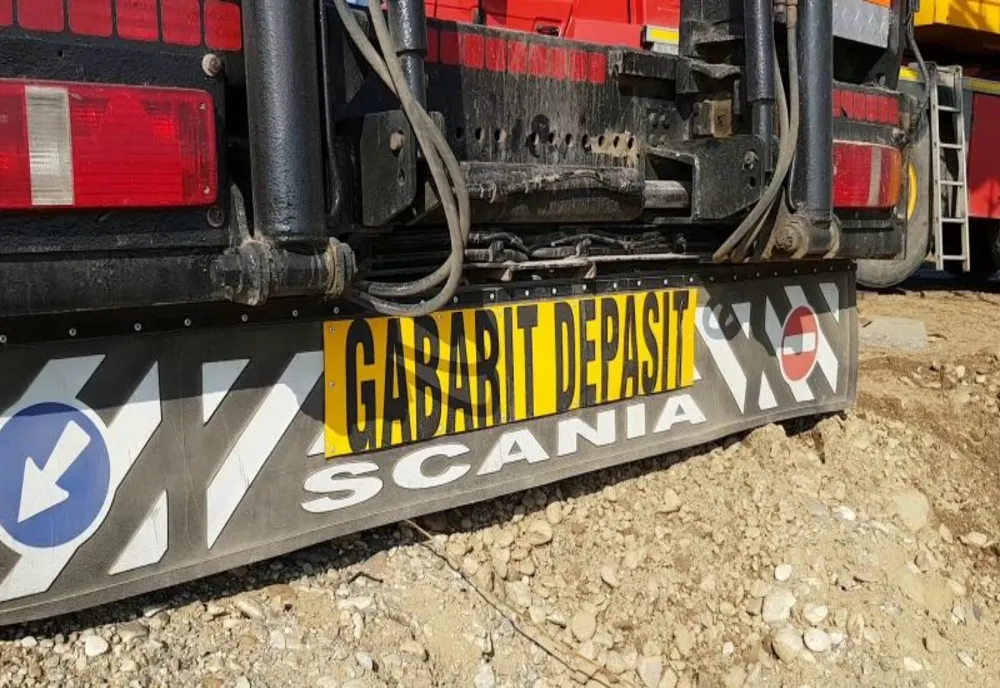 Un transport agabaritic va traversa în această noapte județul Buzău pe DN2-E85