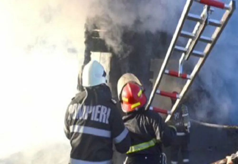 Incendiu la o casă din municipiul Buzău