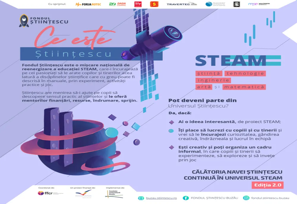 Opt proiecte din cinci zone ale județului Buzău  au obținut finanțare totală de 155 066 RON prin Fondul Științescu Buzău implementat de Fundația Comunitară Buzău
