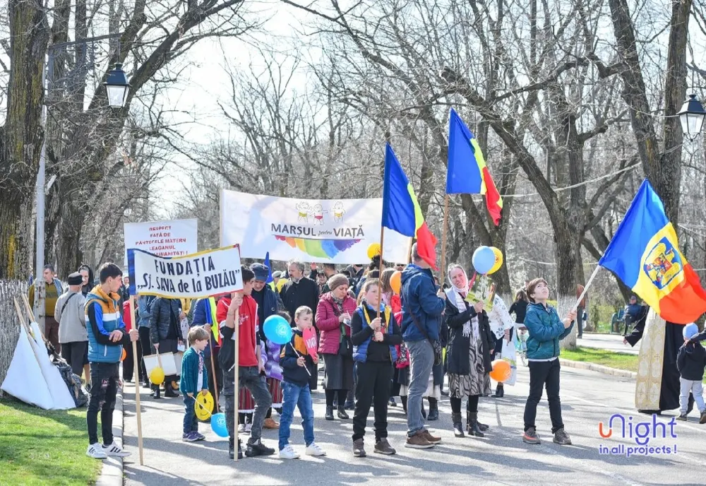 Circa 500 de participanți la Marșul pentru Viață organizat, sâmbătă, la Buzău