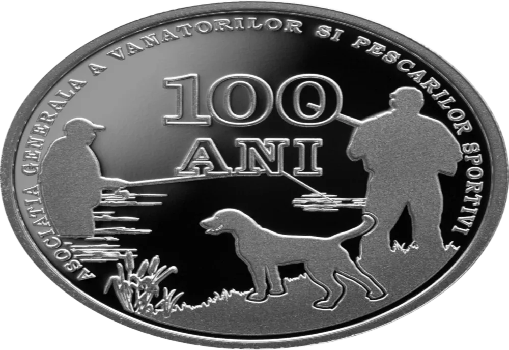 BNR lansează o monedă din argint dedicată vânătorilor şi pescarilor