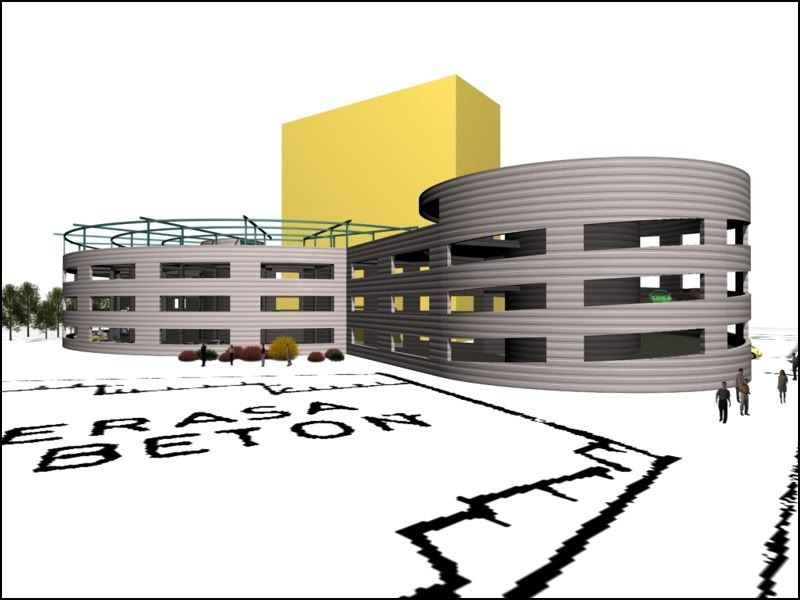 Parcare nouă, modernă, în centrul municipiului Buzău