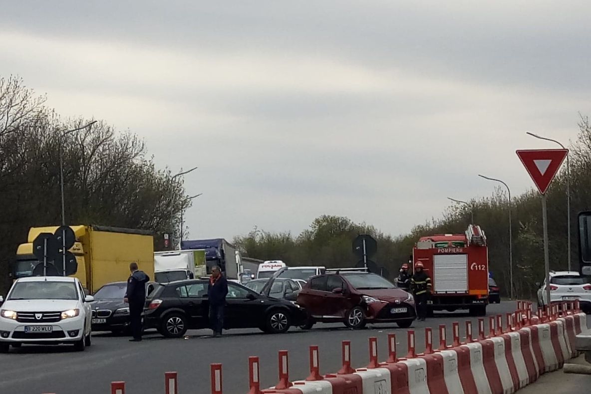 Accident rutier, la ieșirea din Buzău