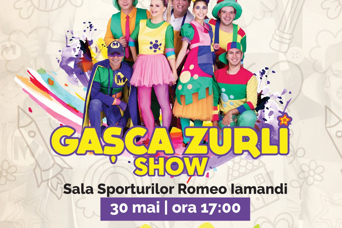 Spectacol gratuit Gașca Zurli la Buzău. Consiliul Județean se ocupă de organizare