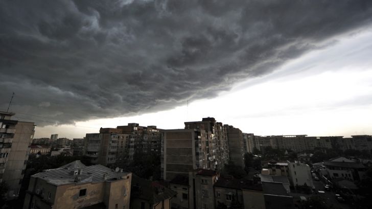 Acoperișuri spulberate și copaci doborâți de furtună la Pogoanele