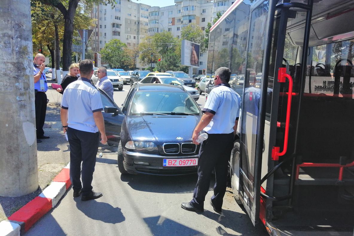 Accident, în rondul de la avion