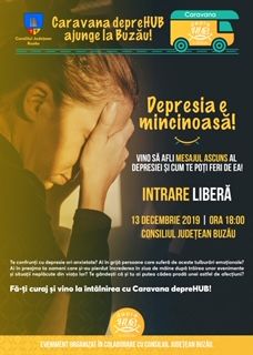 DepreHub ajunge vineri la Buzău. Buzoienii, așteptați la o conferință de psihoeducație