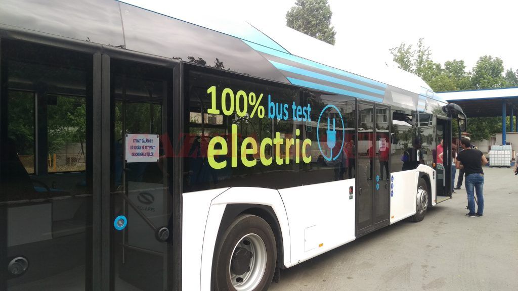 Autobuz electric, în probe la Buzău