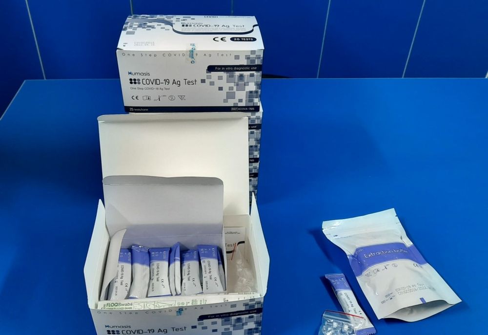 La UPU Buzău au sosit 600 de teste rapide pentru depistarea COVID-19