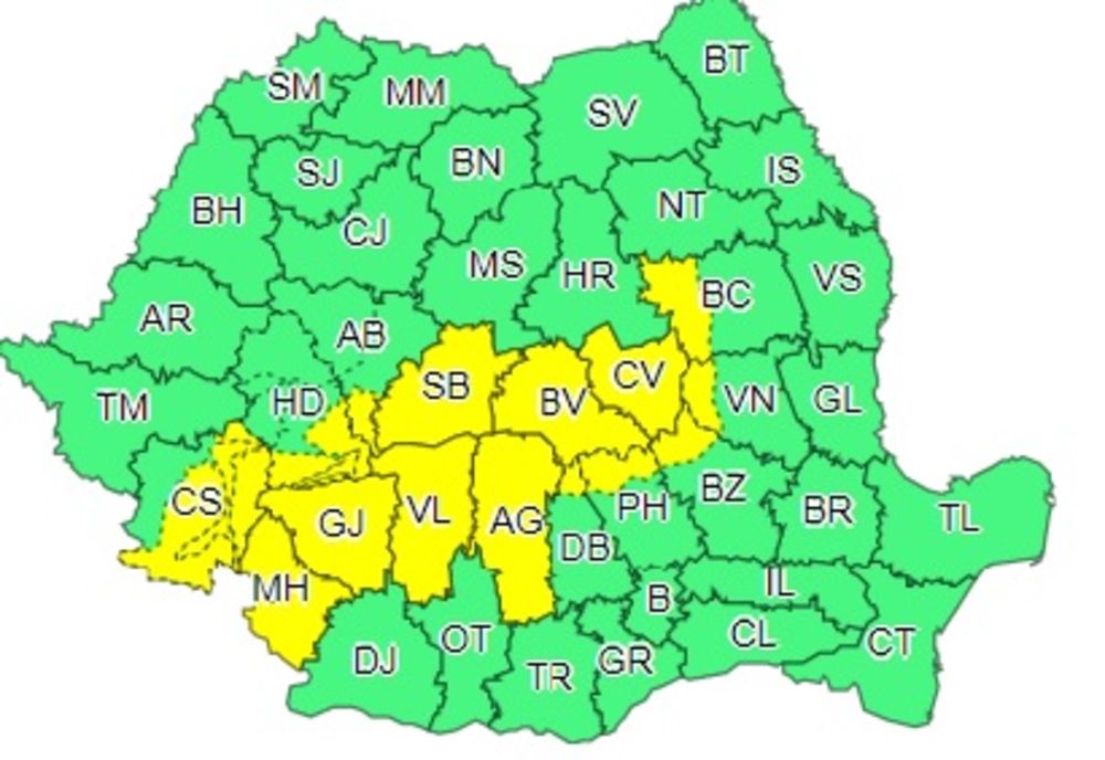 Ninsori însemnate cantitativ în zona de munte a județului Buzău