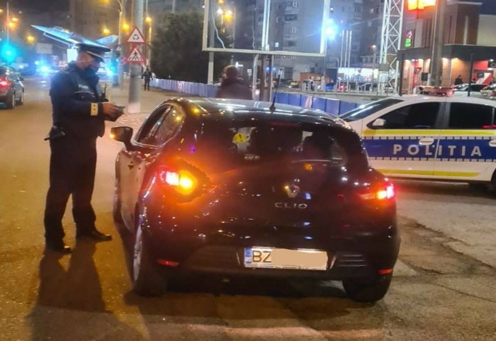 Polițiștii buzoieni au lăsat 11 șoferi fără perimisul de conducere