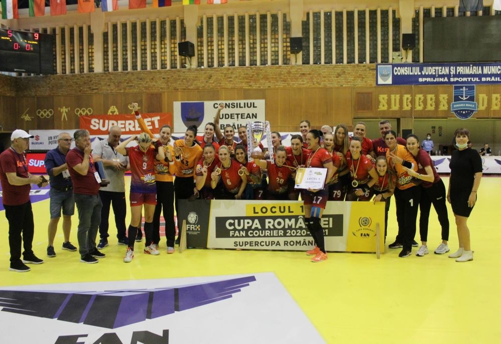 SCM Gloria Buzău a umilit pe CSM București în finala Cupei României