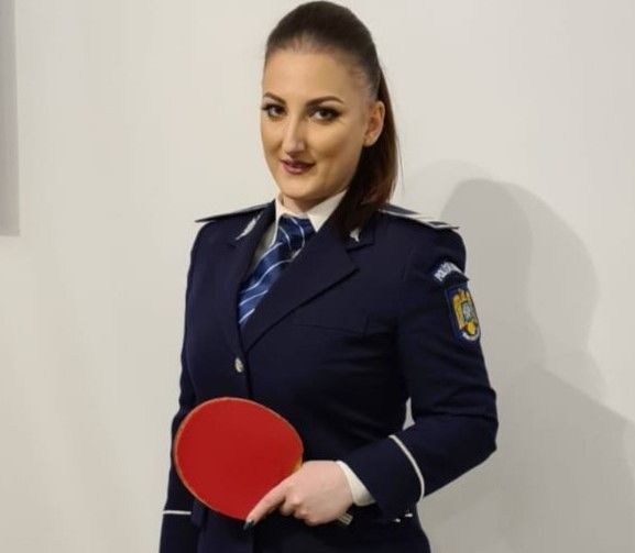 Polițistă buzoiancă clasată pe locul 2 la tenis de masă la o competiție organizată la Sarajevo