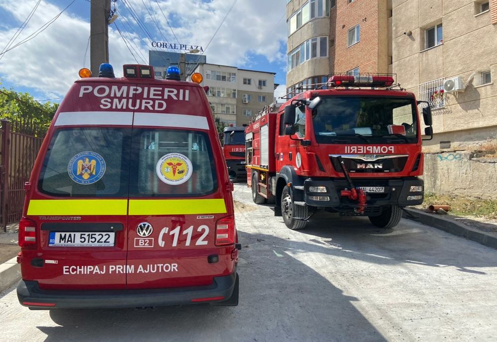 Explozie într-un bloc din Buzău