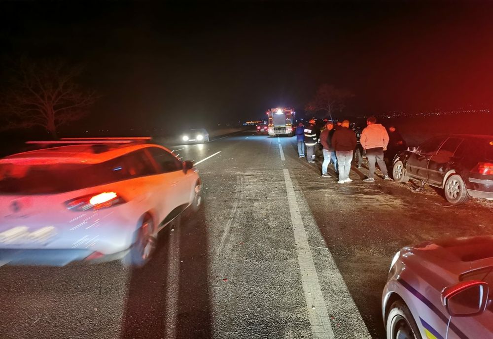 Accident cu trei mașini implicate pe DN1B, la ieșire din municipiul Buzău