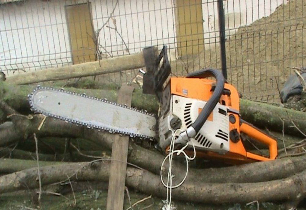 A furat un motofierăstrău din anexa gospodărească a unui tânăr de 20 de ani