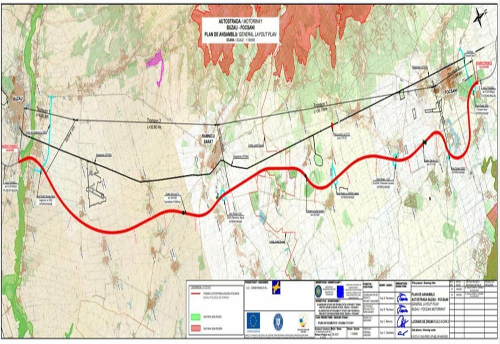 Ministerul Transporturilor a avizat proiectul tehnic pentru Autostrada Buzău-Focşani