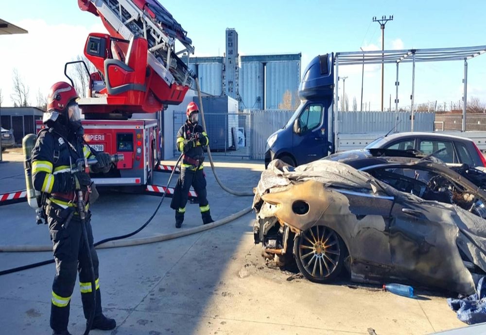 Scenariu de intervenţie în teren, la un atelier de reparații și mentenanță auto de pe raza municipiului Buzău