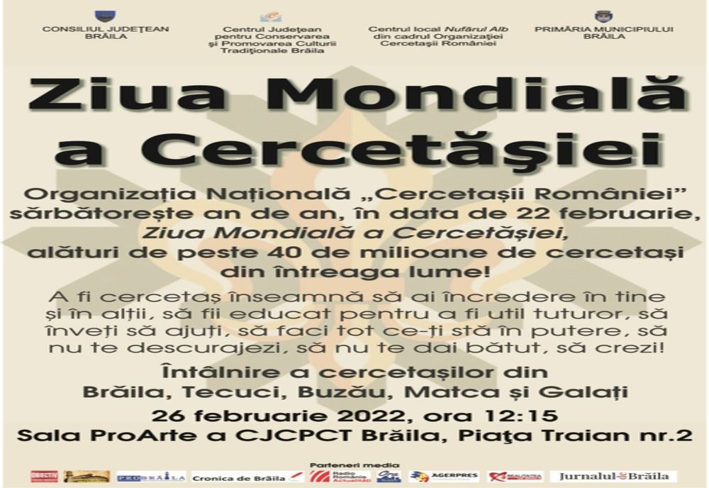 Celebrarea Zilei mondiale a cercetăşiei