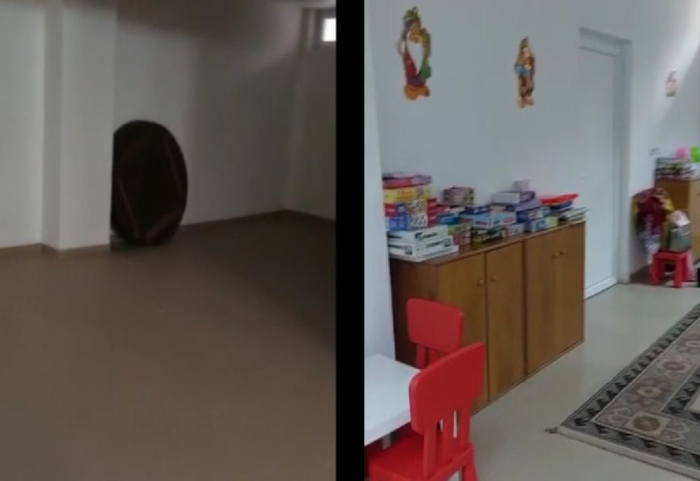 Grădiniţă pentru copiii refugiaţi din Ucraina, amenajată de câteva educatoare în subsolul unei pensiuni din Buzău