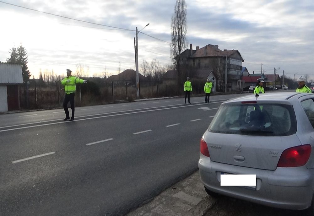 Poliţiştii rutieri au organizat o acţiune fulger pe principalele artere din judeţul Buzău
