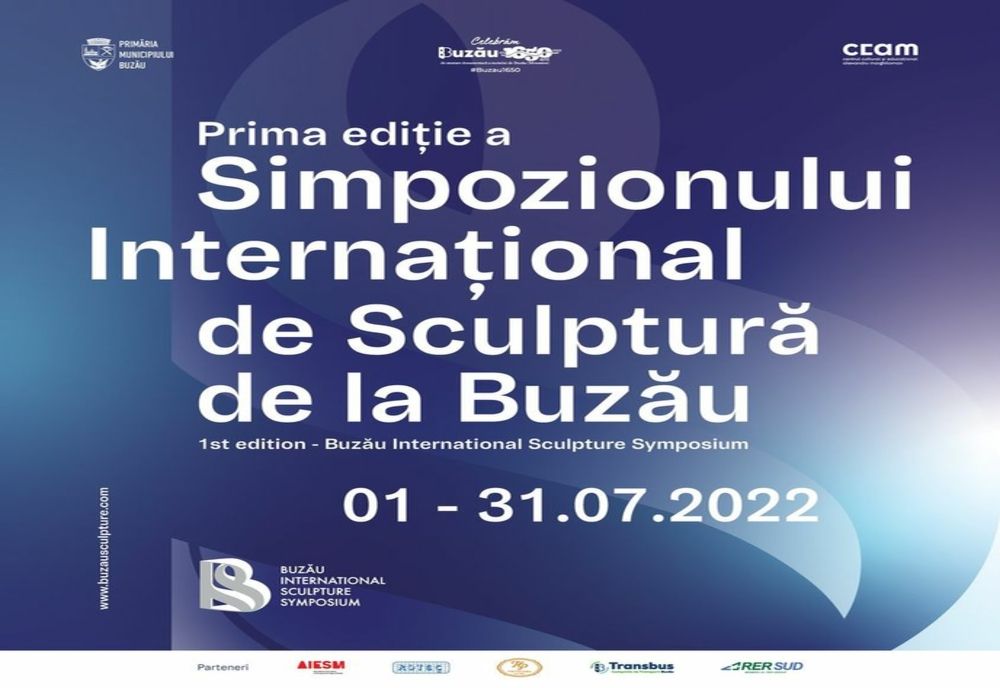 Sculptorii selectați prin concurs de către juriul de specialitate și votul publicului pentru prima ediție a Simpozionului Internațional de Sculptură din Buzău 2022