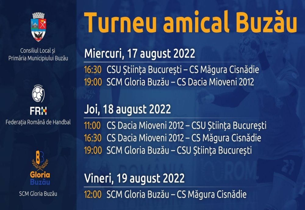 Turneu de handbal feminin la Buzău