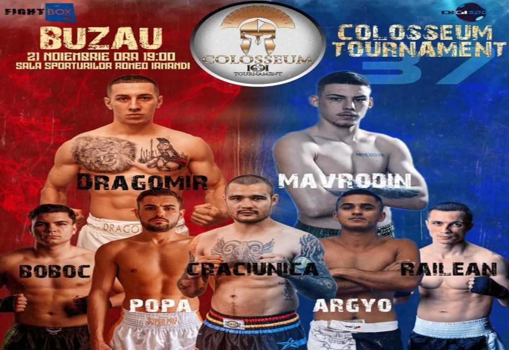 Colosseum Tournament vine cu o gală la Buzău