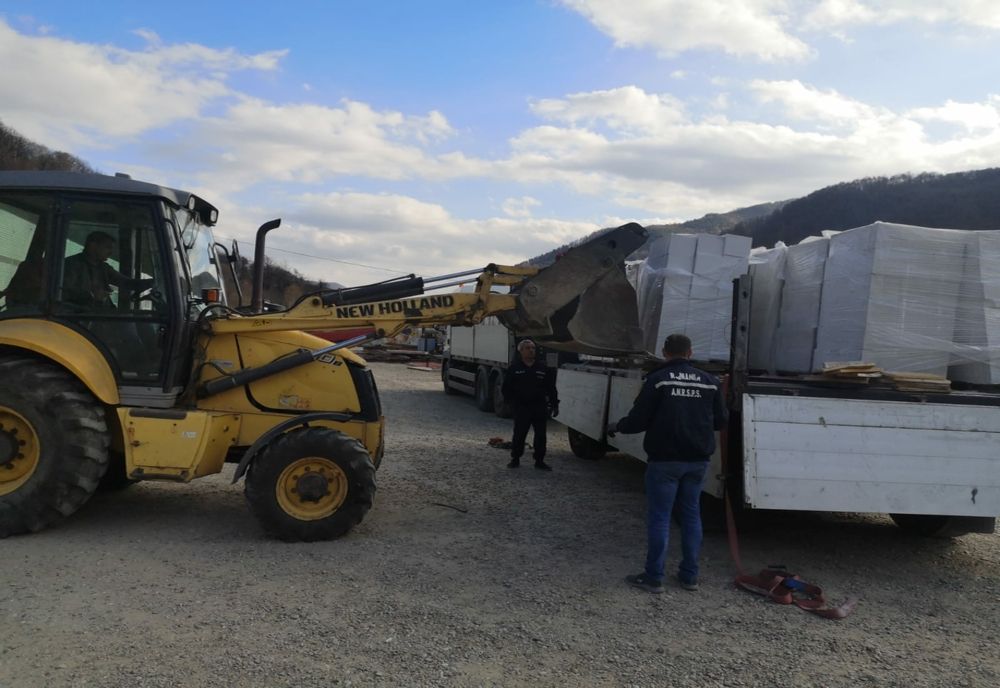 Materiale de construcții necesare în procesul de înlăturare a efectelor incendiului produs în satul Musceluța