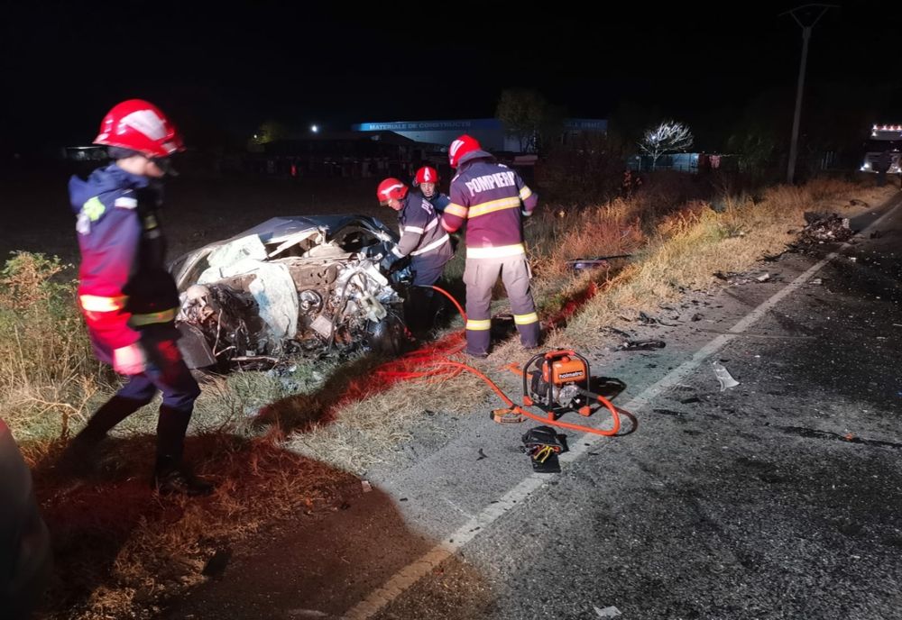 Foto: Accident mortal pe Șoseaua Spătarului din municipiul Buzău.