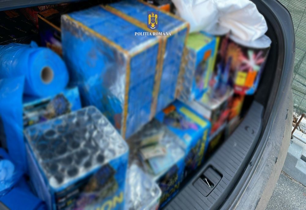 Video: Flagrant delict! Articole pirotehnice din categoriile P1, F2, F3 și F4, indisponibilizate de polițiști