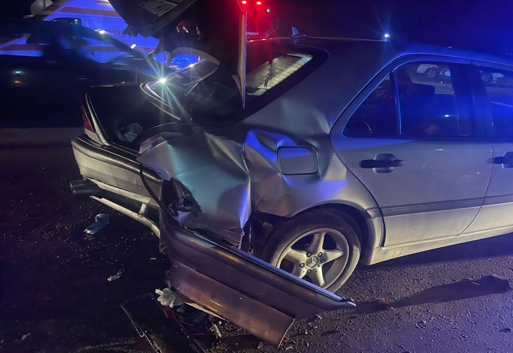 Foto: Accident pe DN2B, la intrarea în municipiul Buzău