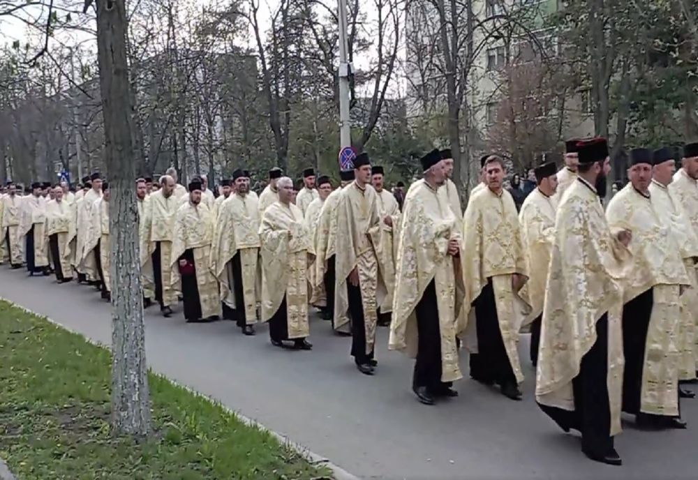 Procesiune de Florii pe străzile Buzăului