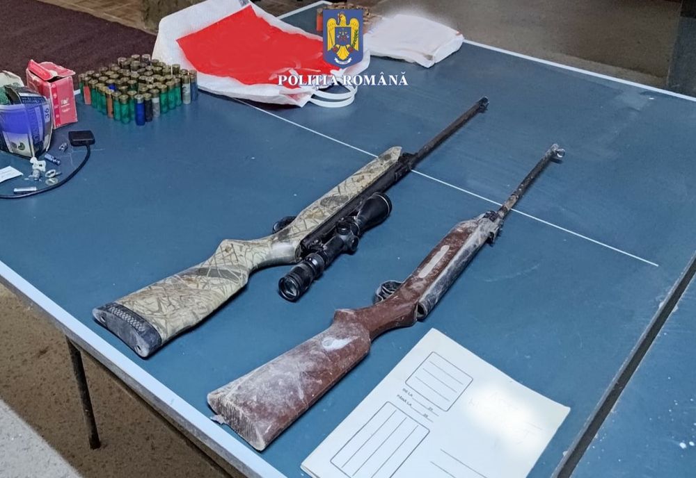 Reținut de polițiști pentru nerespectarea regimului armelor și munițiilor și braconaj cinegetic