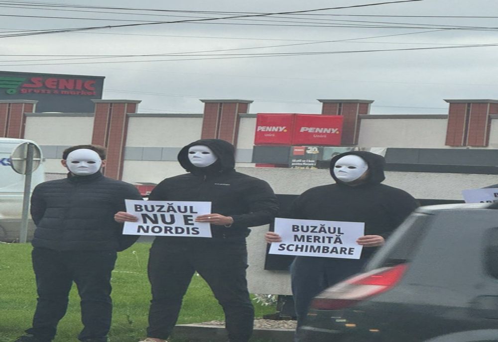 Protest la Buzău pentru schimbare în administrația județeană