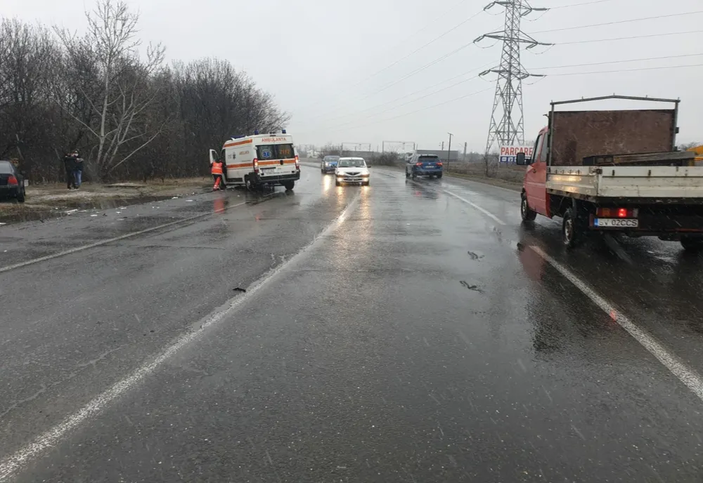 Galerie foto: Accident cu o victimă la ieșirea din municipiul Buzău