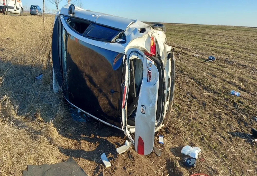 Accident cu patru victime pe DN2E85