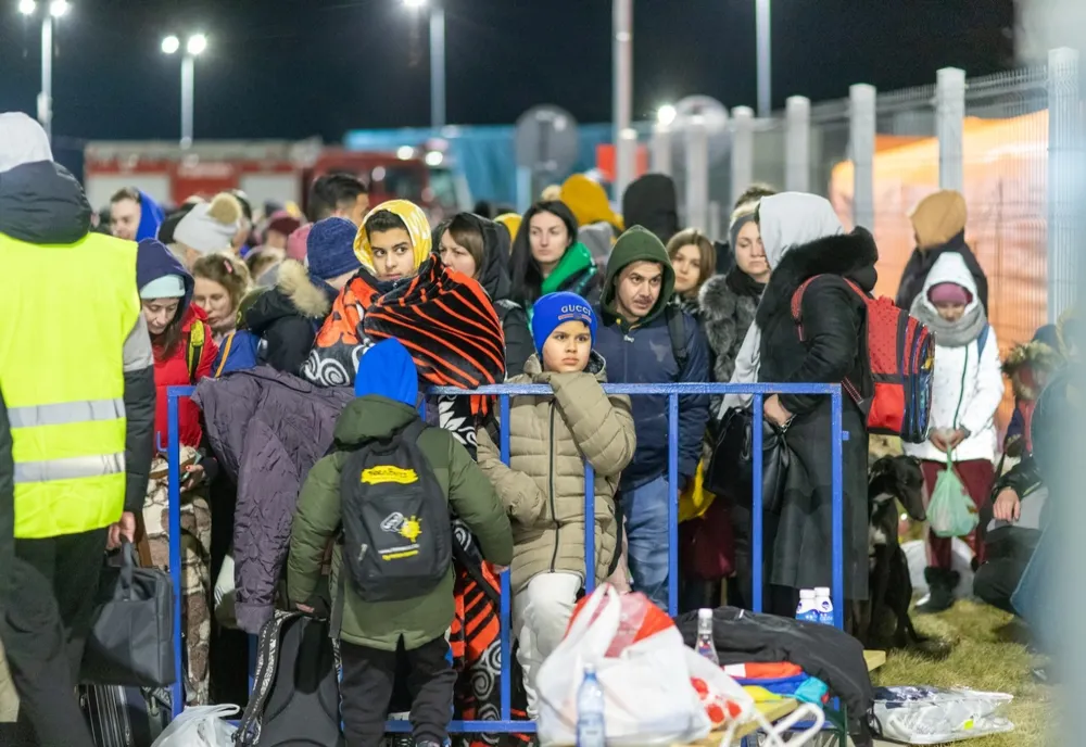 Poliţia de Frontieră: 7.915 cetăţeni ucraineni au intrat în România duminică, fiind înregistrată o scădere cu 21% faţă de ziua precedentă