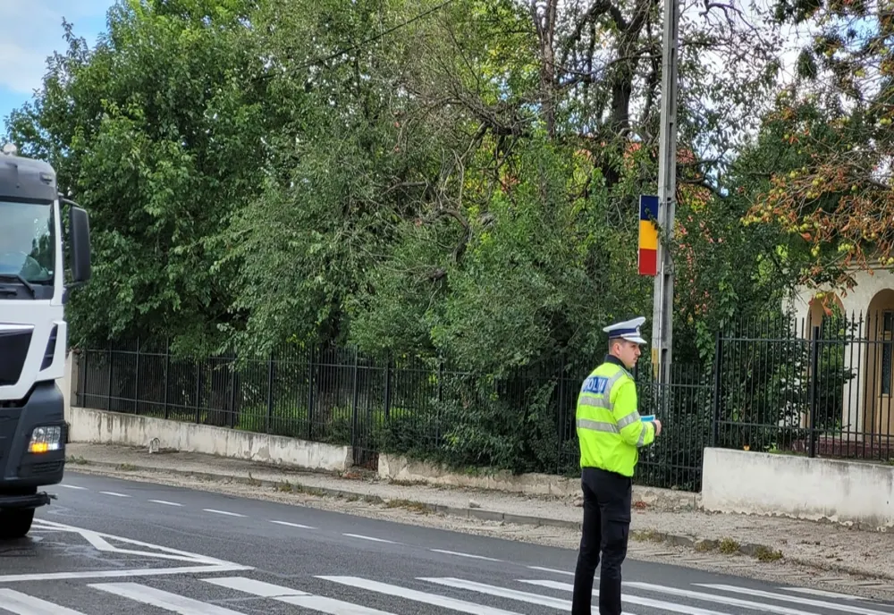 Un buzoian s-a ales cu permisul reținut pentru comportament agresiv în trafic