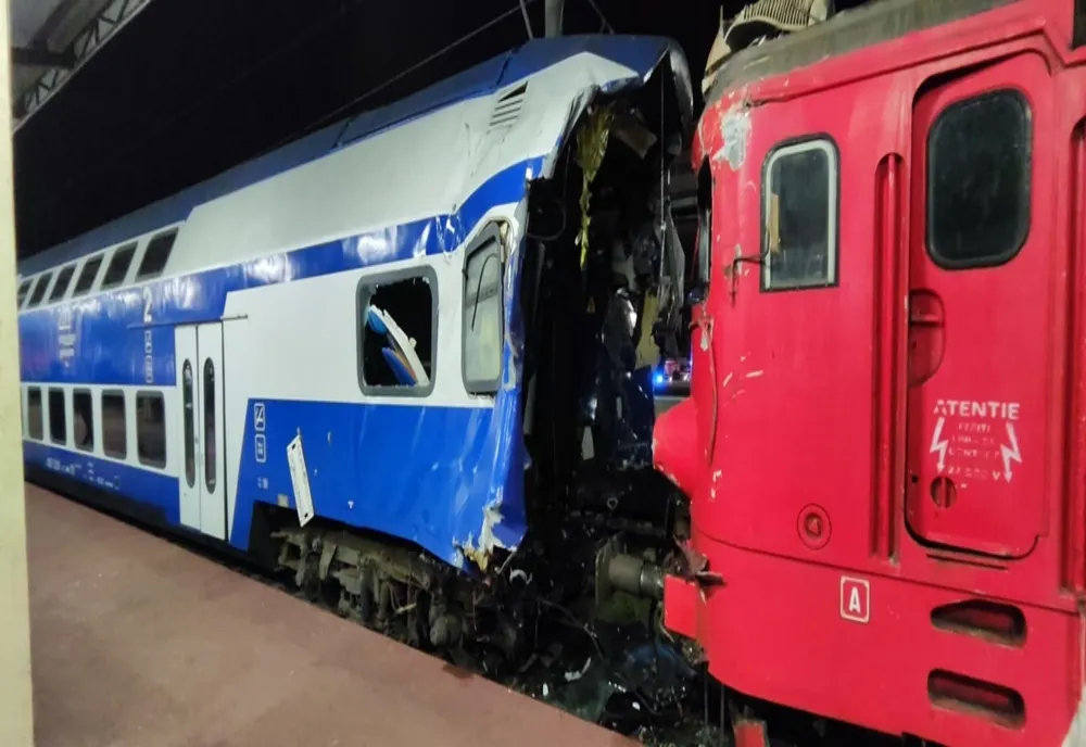 Grav accident feroviar în gara Galați
