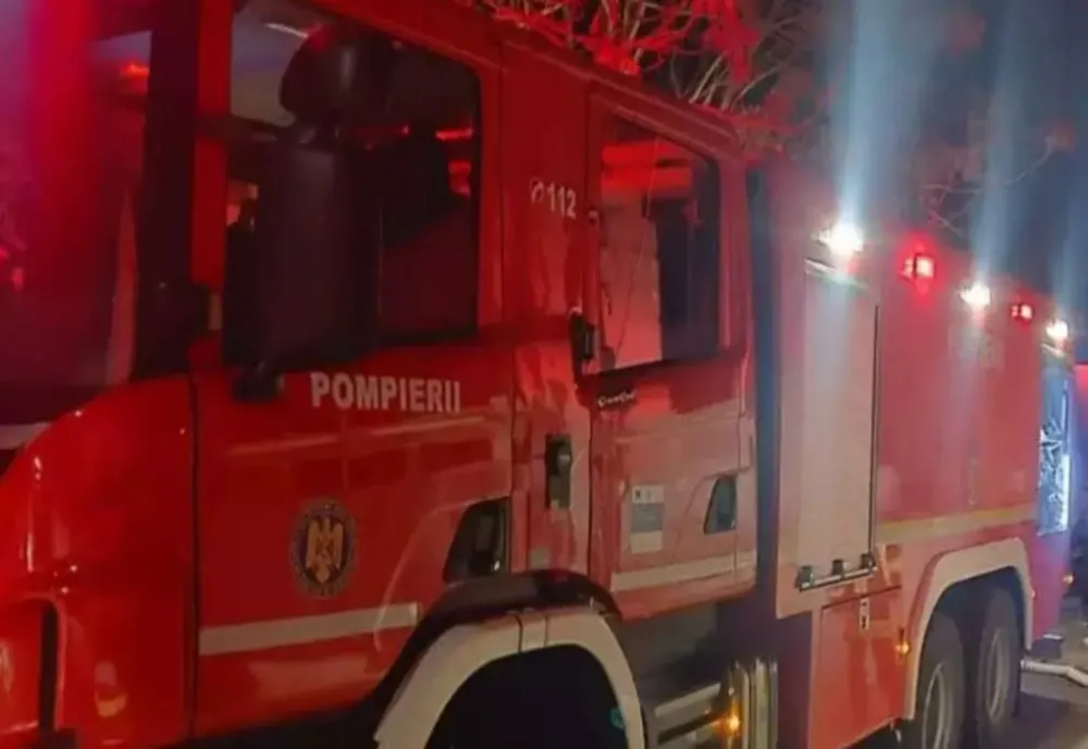 Un TIR încărcat cu cereale a luat foc pe DN2B! Trafic oprit între Buzău şi Brăila